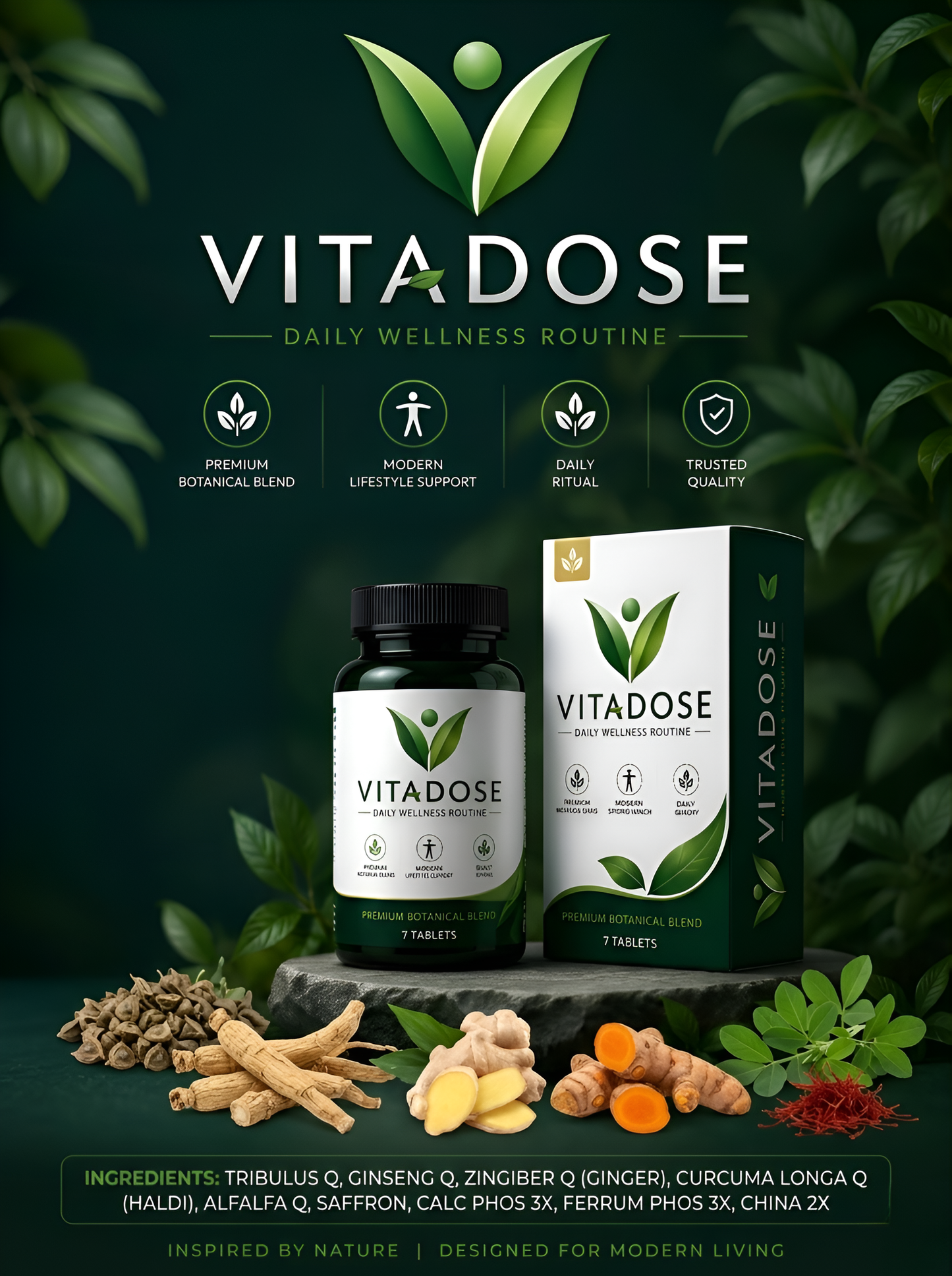 VitaDose™ – Your Daily Wellness Routine in One Premium Tablet